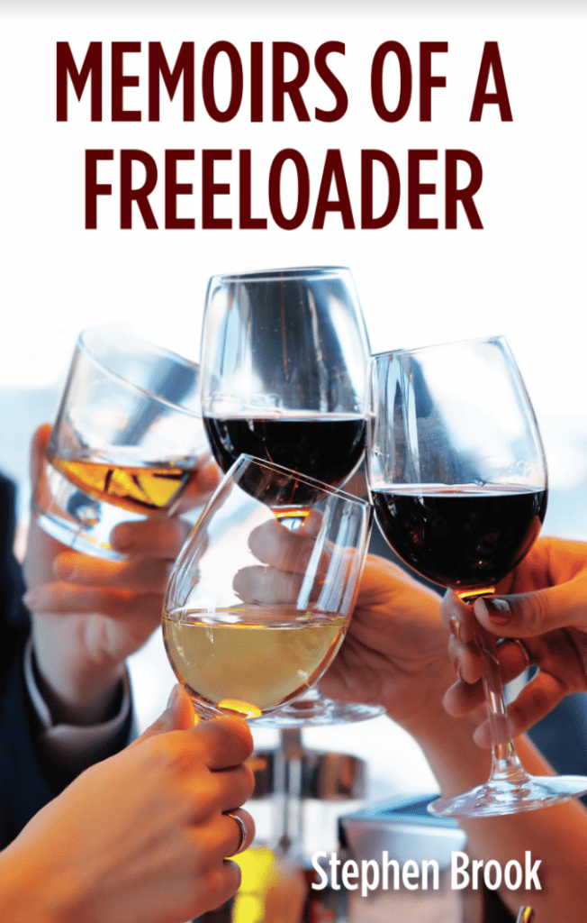 Stephen Brook publishes his memoirs ‘Memoirs of a freeloader’