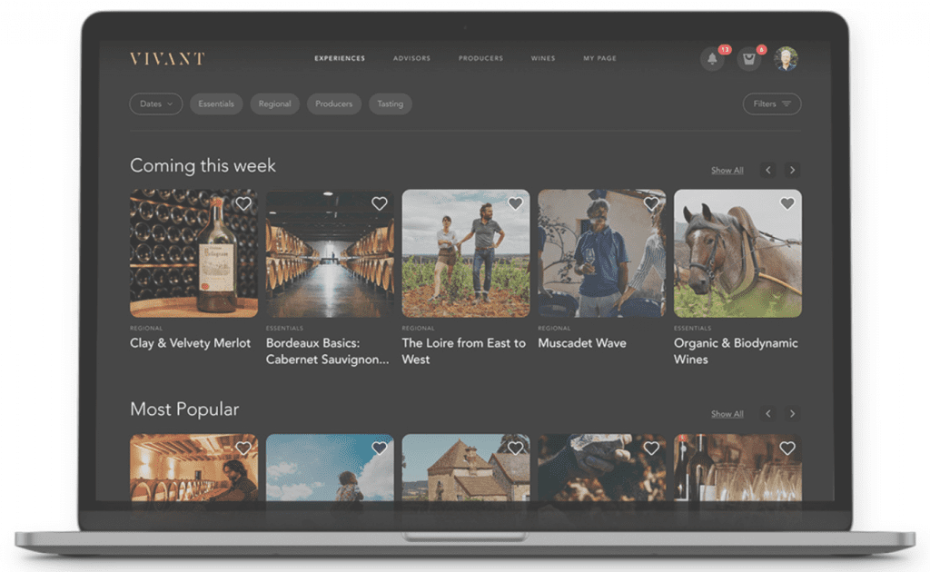 VIVANT: Livening up the online wine stream scene