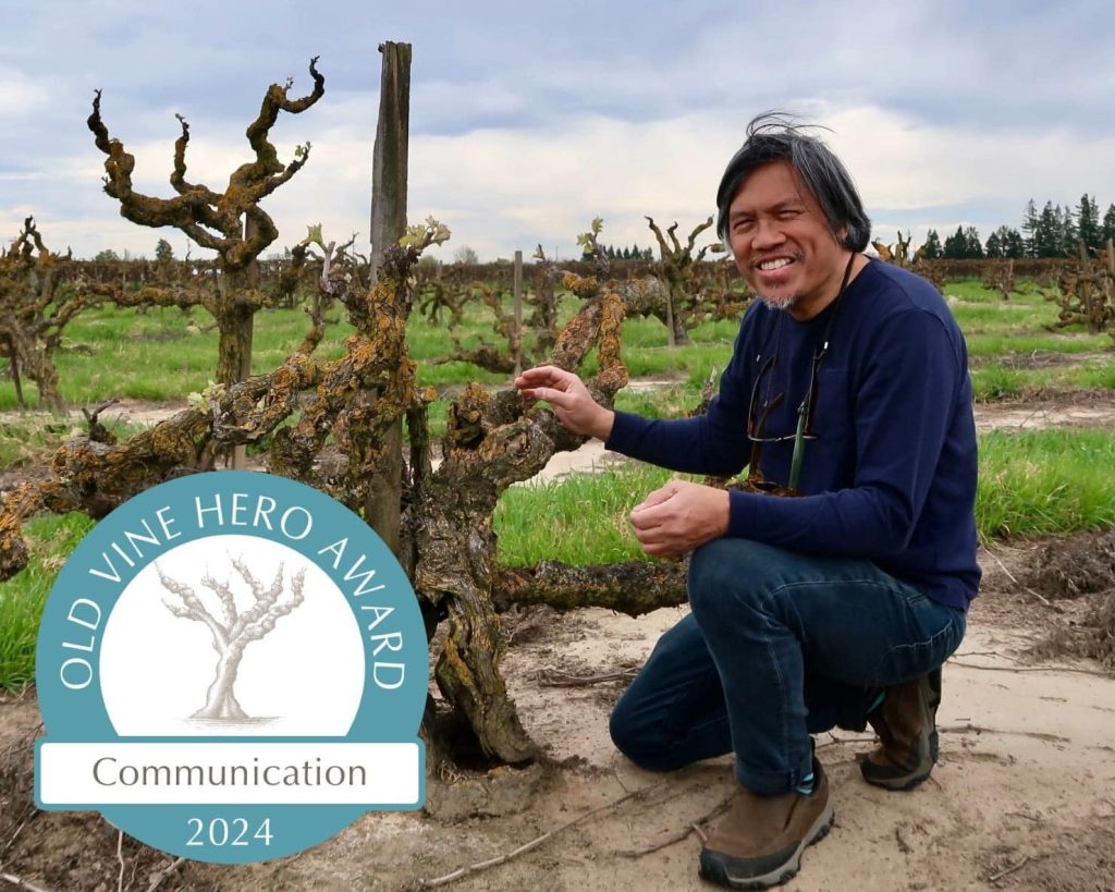 Randy Caparoso wins Old Vine Hero Award 2024 for Communication